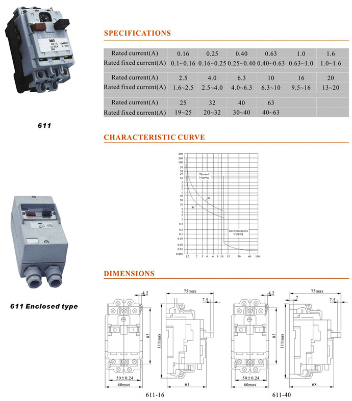 611-series-660v-63a-motor-protection-circuit-breaker