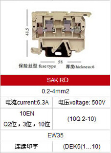 fuse-type-terminal-block-specification