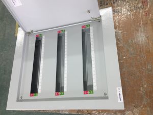 Ezitown row enclosure din rail 3 x 16 poles