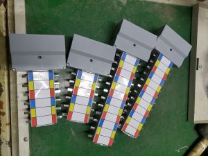 din rail busbar 250A ezitown three phase combine