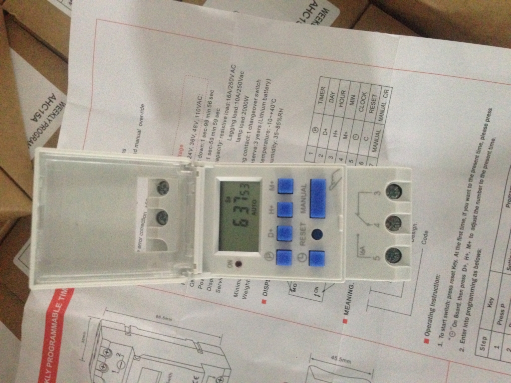 lcd display timer testing