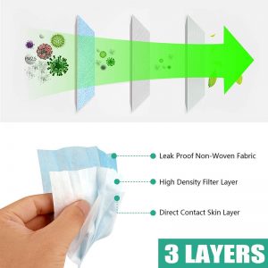 3 layers disaposal face mask